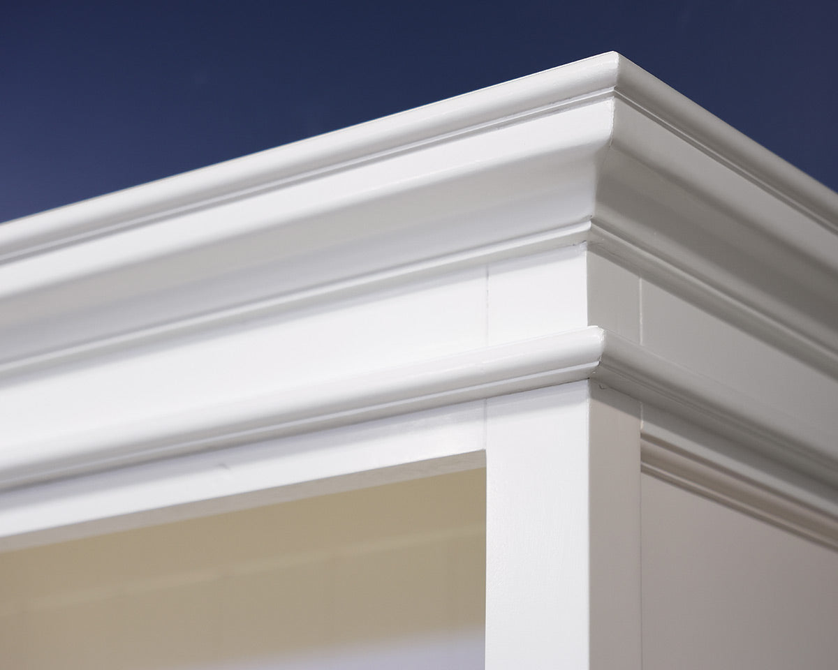 White 2-Piece Hutch