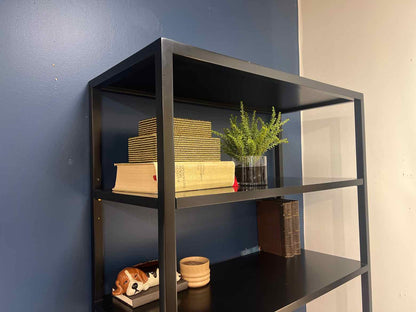 'Paxton' Black Etagere w/ Drawer
