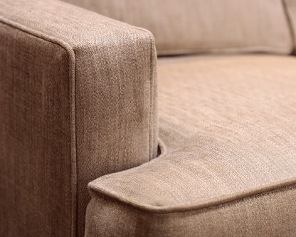 Century Furniture Three Cushion Gray Sofa