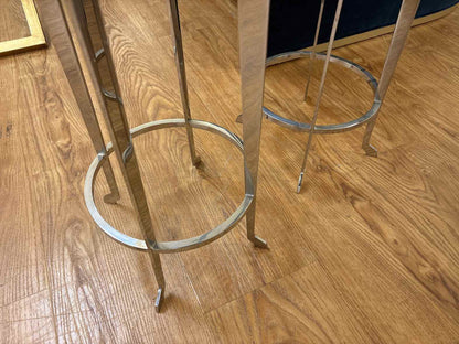 Caracole Black Lacquer Side Table