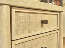 Riverside Maren Executive Desk in White Sands Finish