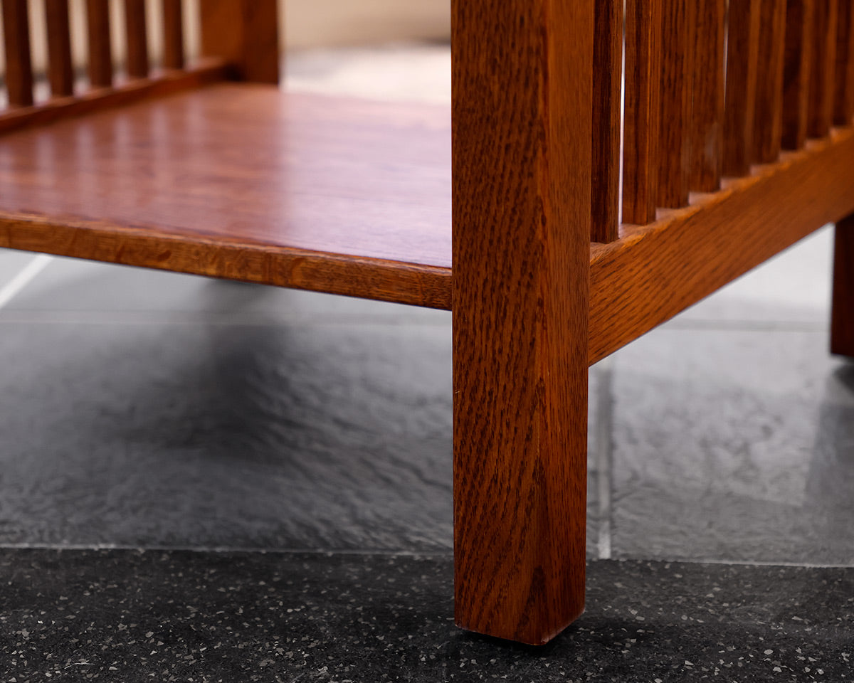 Arts + Crafts Oak Side Table
