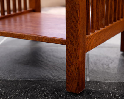 Arts + Crafts Oak Side Table