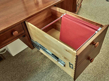 Ethan Allen Cherry File Drawer Desk