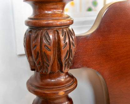 Lexington Carved Four Poster King Bed in Cherry