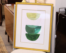 "Living Spectrum I" Matted Print in Antique Gold Frame