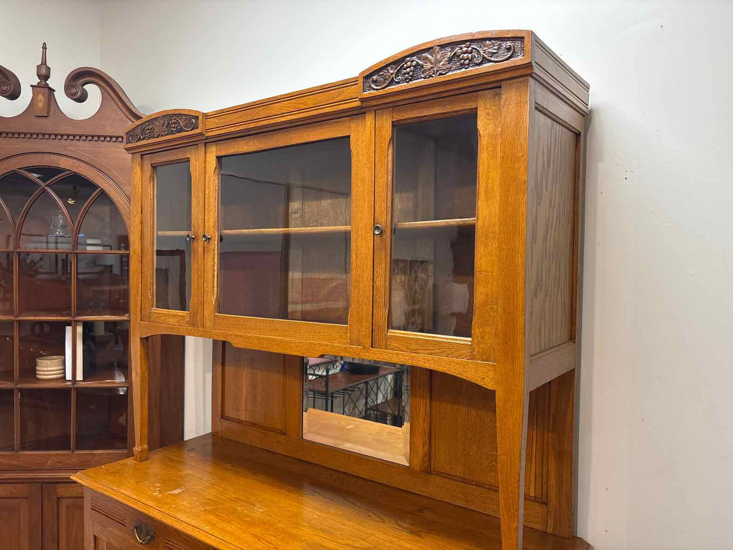 Nouveau-Style Console with Hutch
