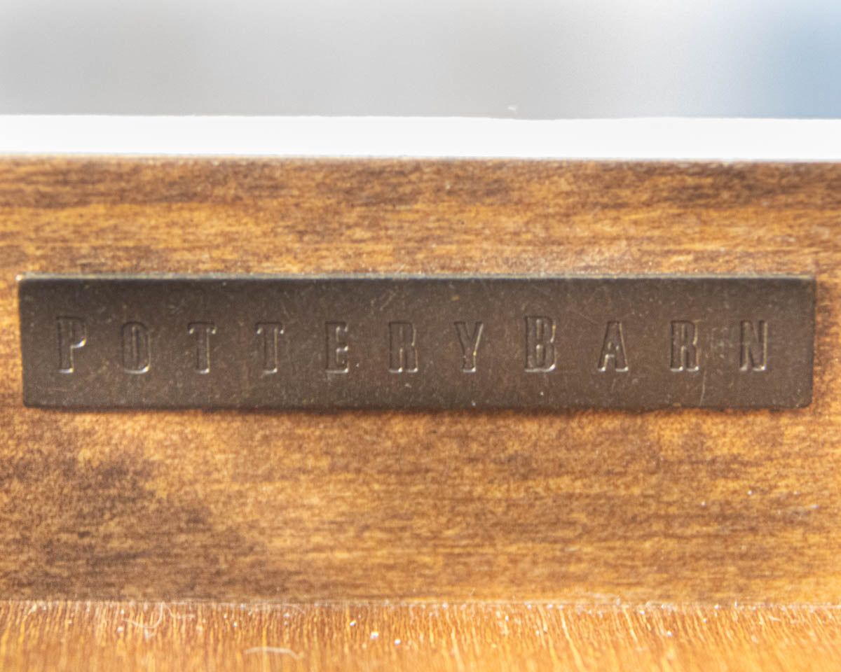 Pottery Barn ' Livingston' Single Cabinet Writing Desk
