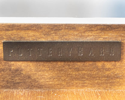 Pottery Barn ' Livingston' Single Cabinet Writing Desk