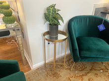 Gold Mirrored Drink Table