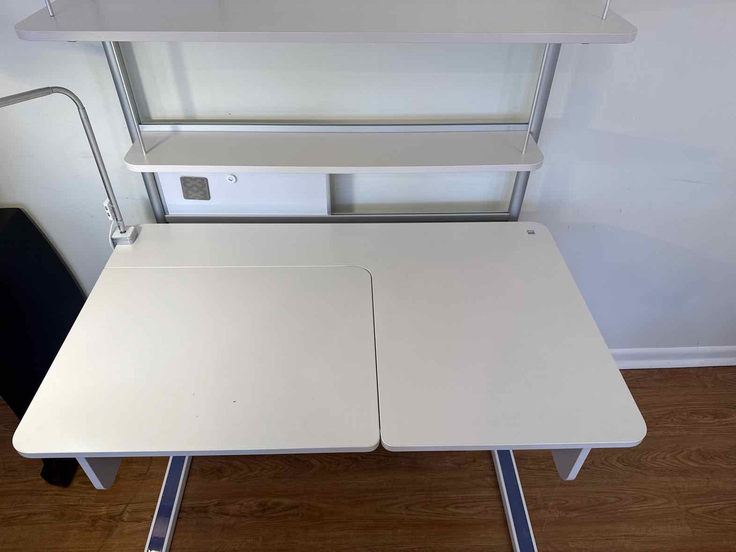 Moll 'Champion' Adjustable Height Desk With Flex Deck Extension