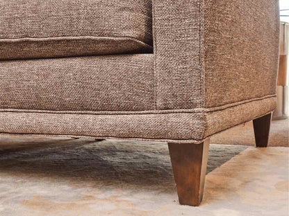 Boston Interiors3 Piece Curved GreyFlex Upholstered  Sectional