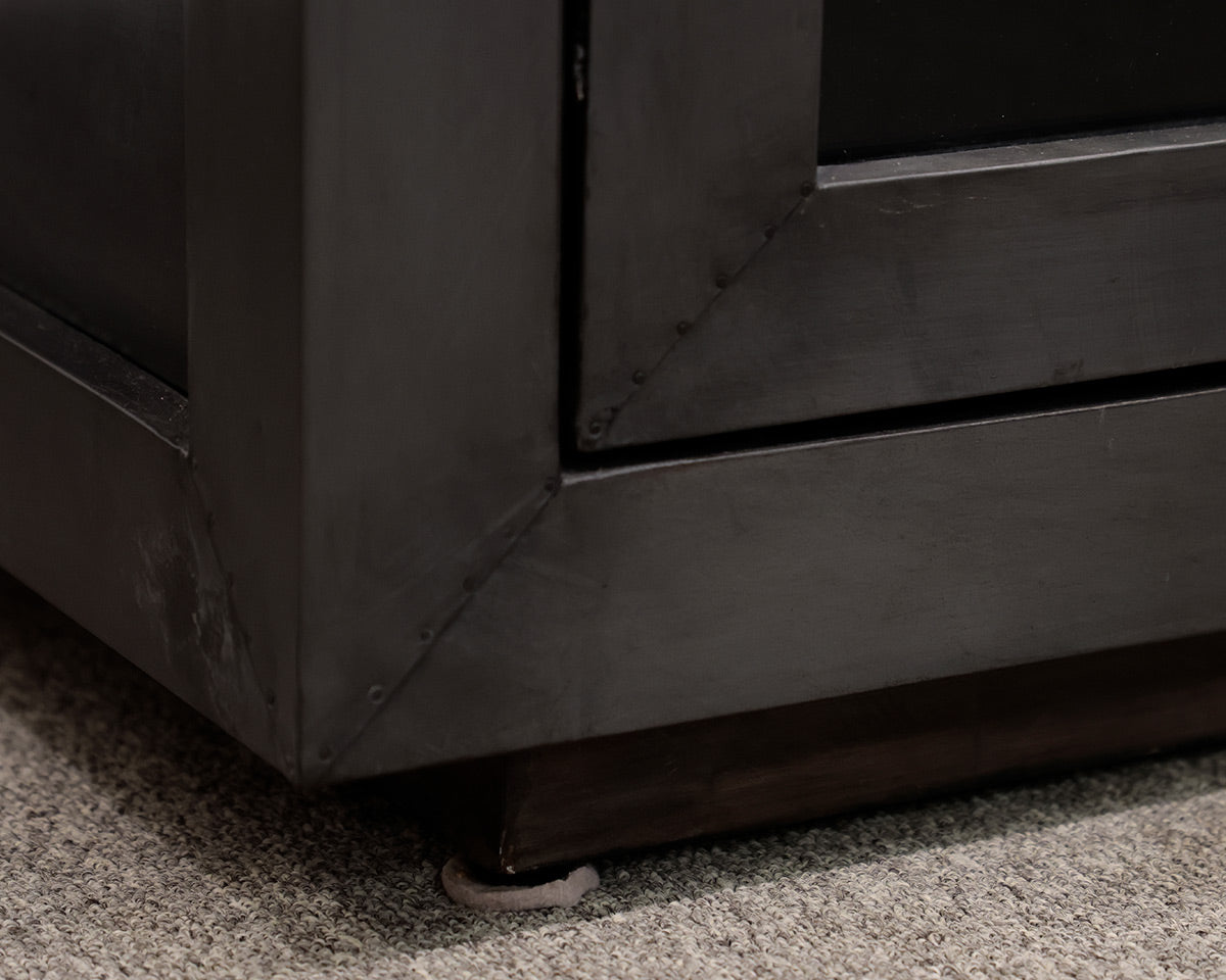 Restoration Hardware La Salle Metal Wrapped Sideboard