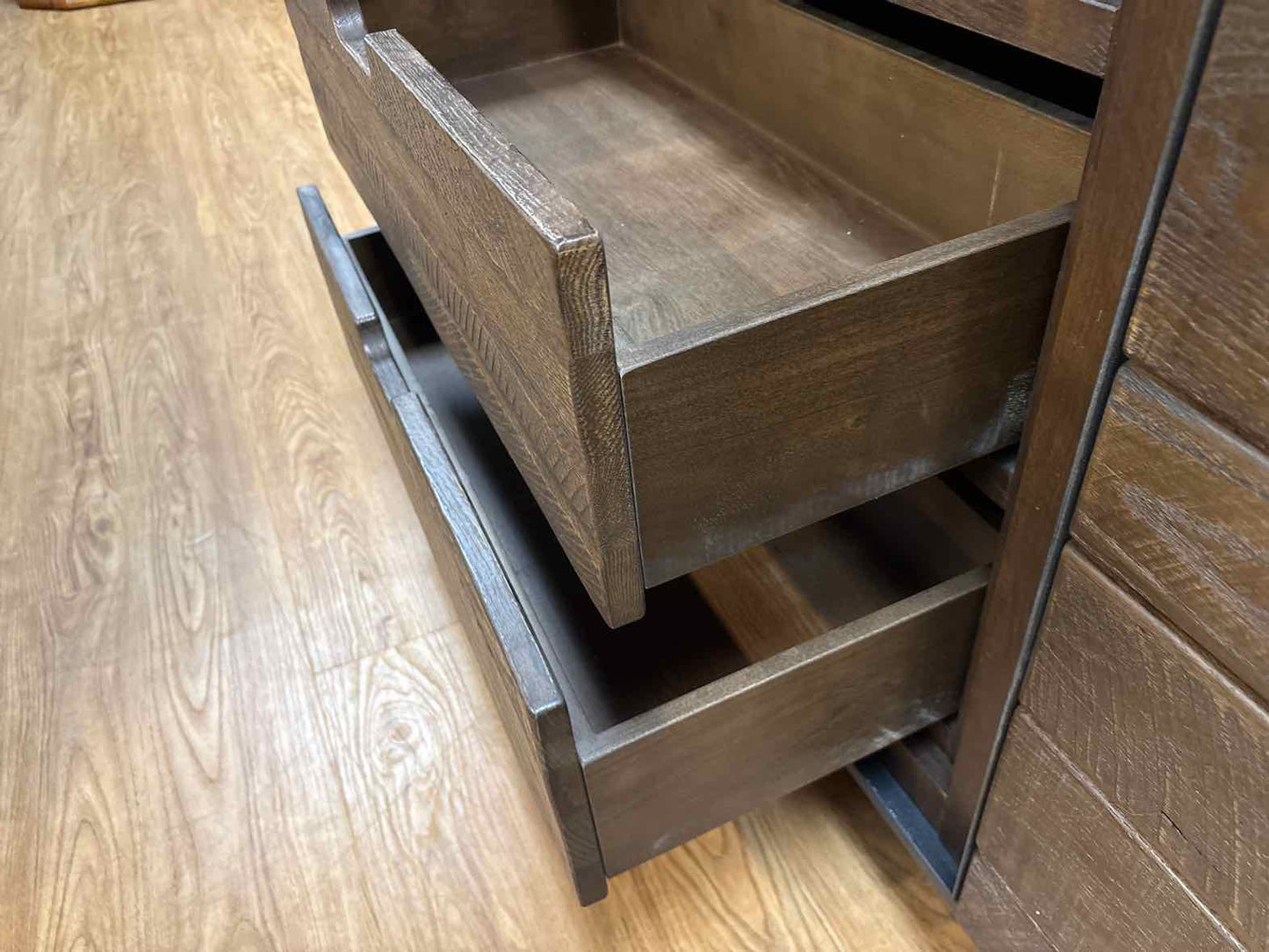 Arhaus 'Baumann' Wall Unit w/ Sliding Barn Doors