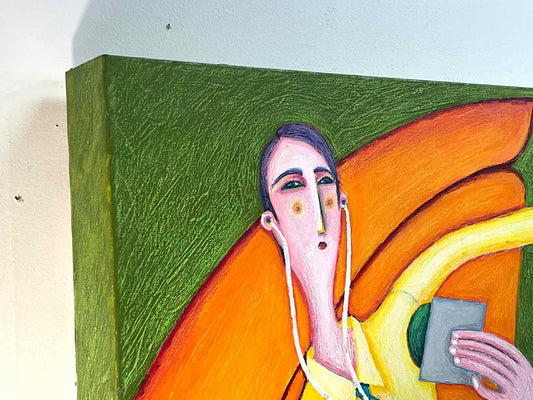 Kenny Mac Original Art 'Circular Comfort'