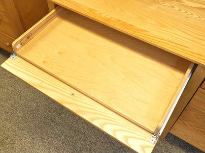 Vermont Tubbs Solid Ash Desk W/  Hutch Top
