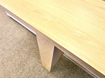 Crate & Barrel Light Wood Console