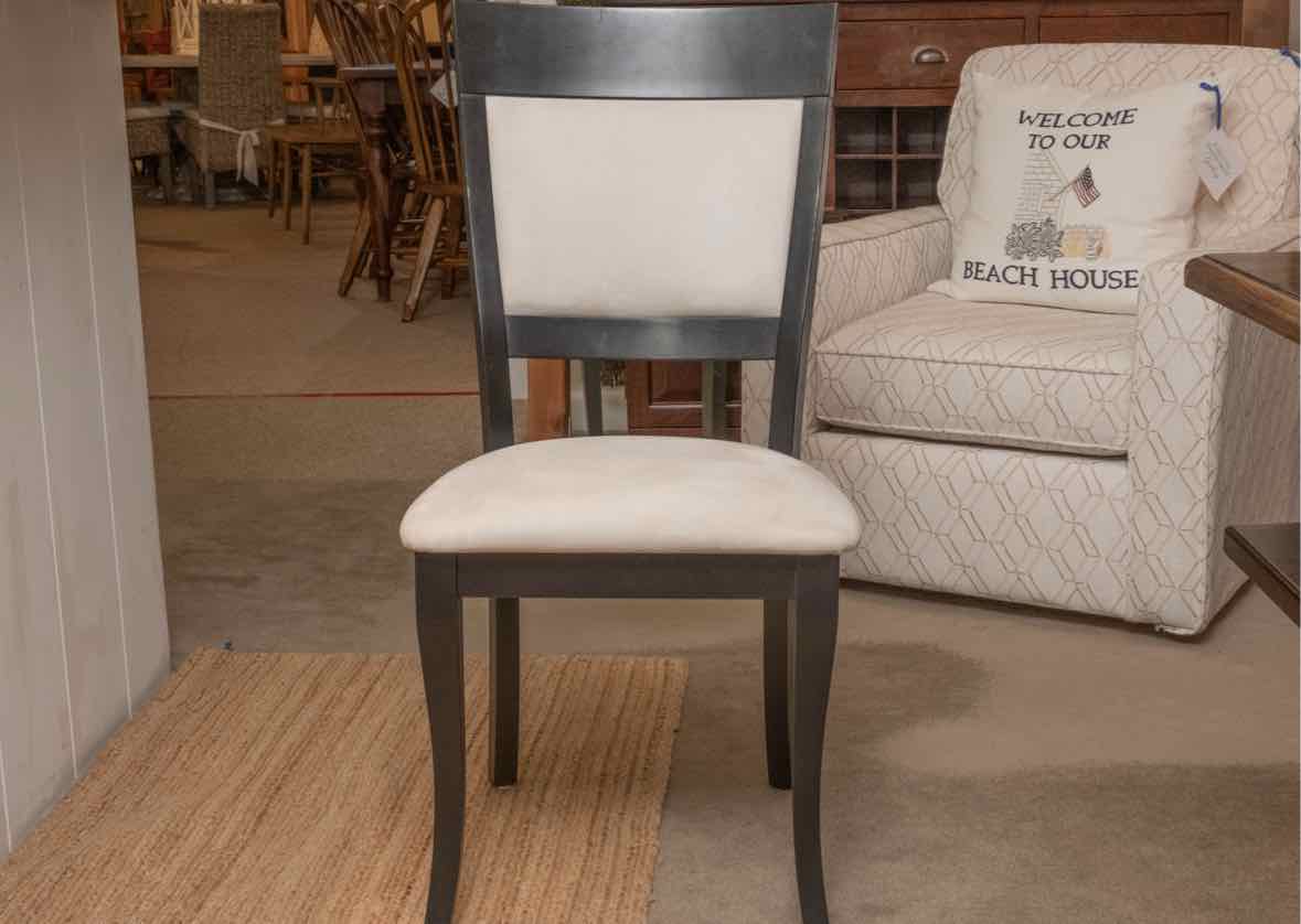 Bermex Table in Black Wipestain Finish  & 6 Chair Set