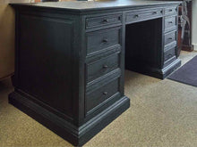 Restoration Hardware 'French Panel' Desk in Black