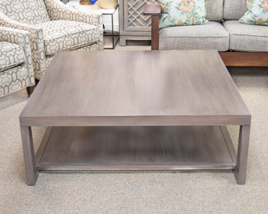 Old Biscayne Designs Square Cocktail Table in Graywash