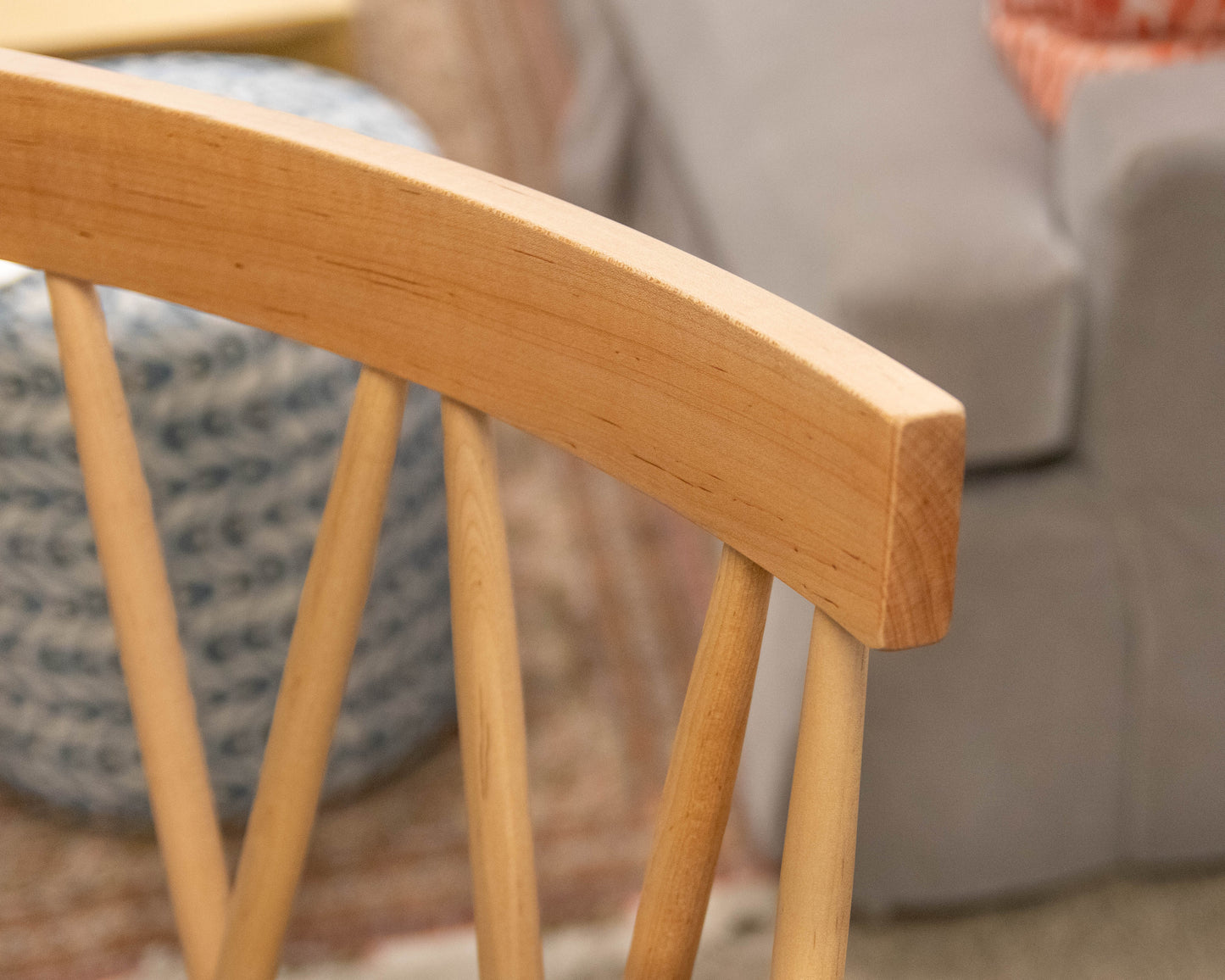 Set of 8 Gat Creek Addison Dining Chairs in Maple with Natural Finish