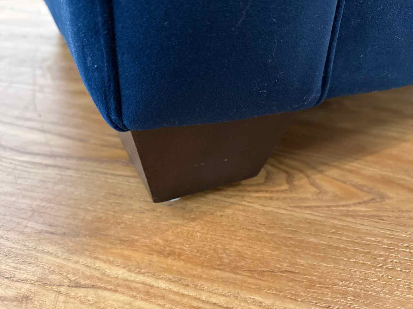 Pottery Barn Arm Chair in Navy Velvet