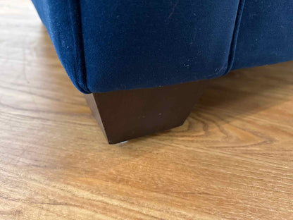 Pottery Barn Arm Chair in Navy Velvet