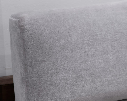 Restoration Hardware King Modena Fabric Horizontal Channel Panel Bed