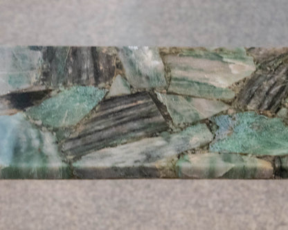 Jade Green Marble Top Console