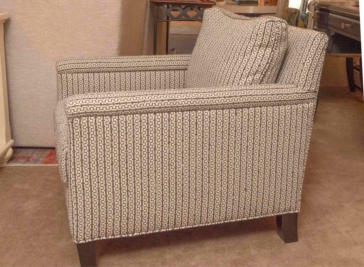 Southern Furniture  Grey & Black Design Upholstered Chair