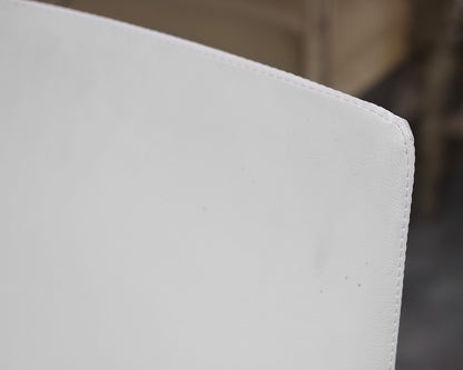 Set of 6 Bonaldo Filly White Leather Dining Chairs