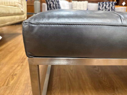 Jonathan Louis 'Copley' Leather Ottoman