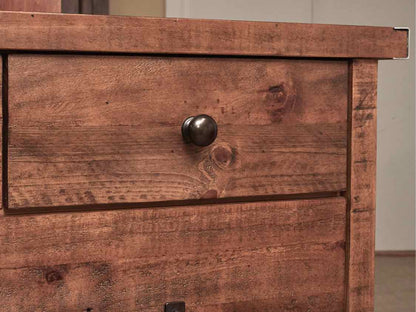 Pottery Barn Elm Wood Plank Top  Dresser with 9 Drawers