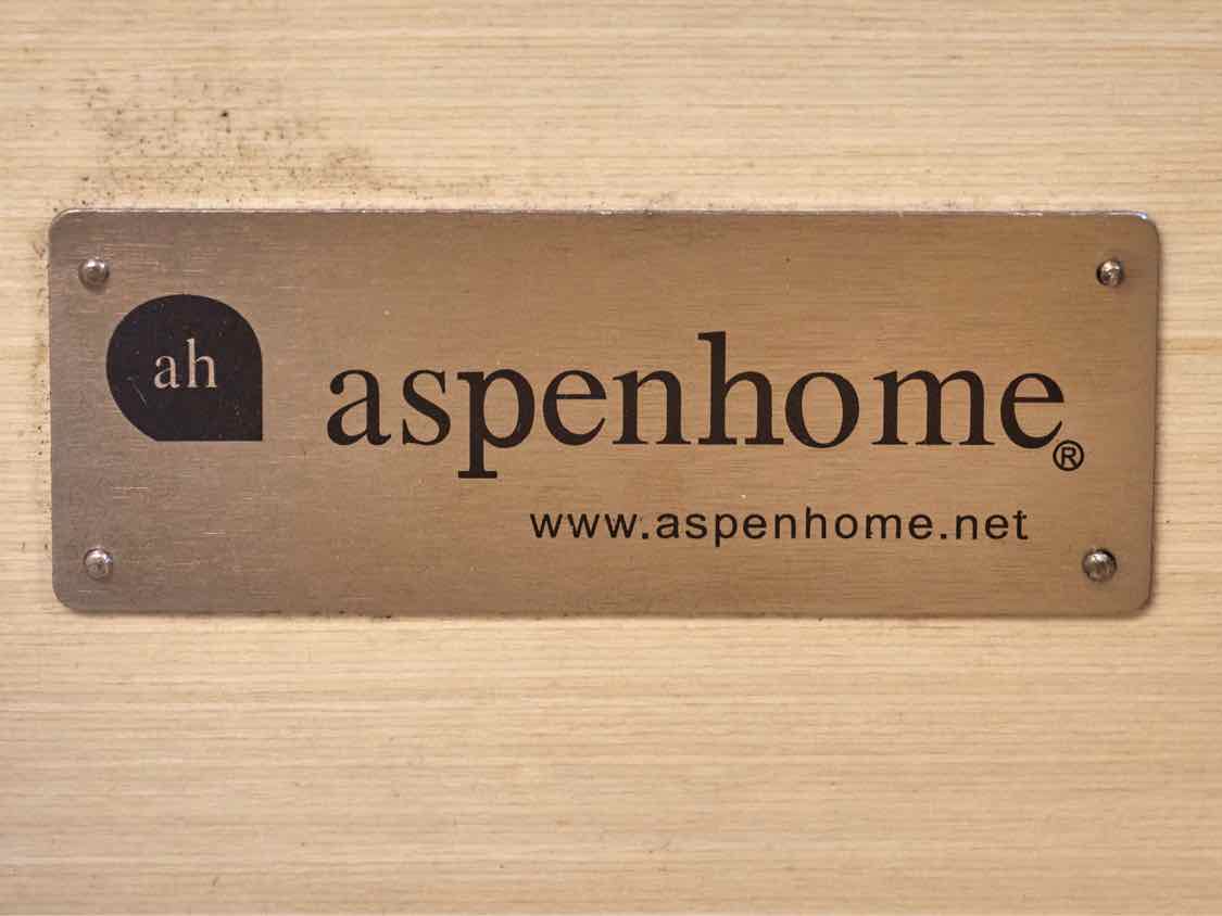 Aspen Home Seven Drawer Black Dresser & Mirror