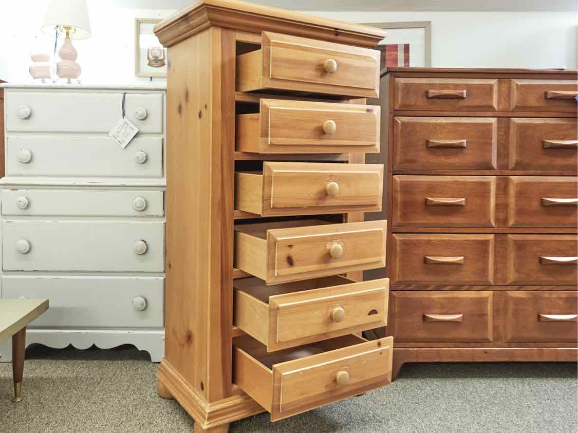 Pine Six Drawer Lingerie Chest