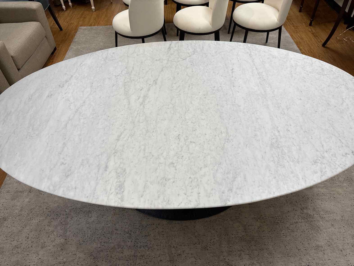 RH 'Aero' Marble Top Dining Table