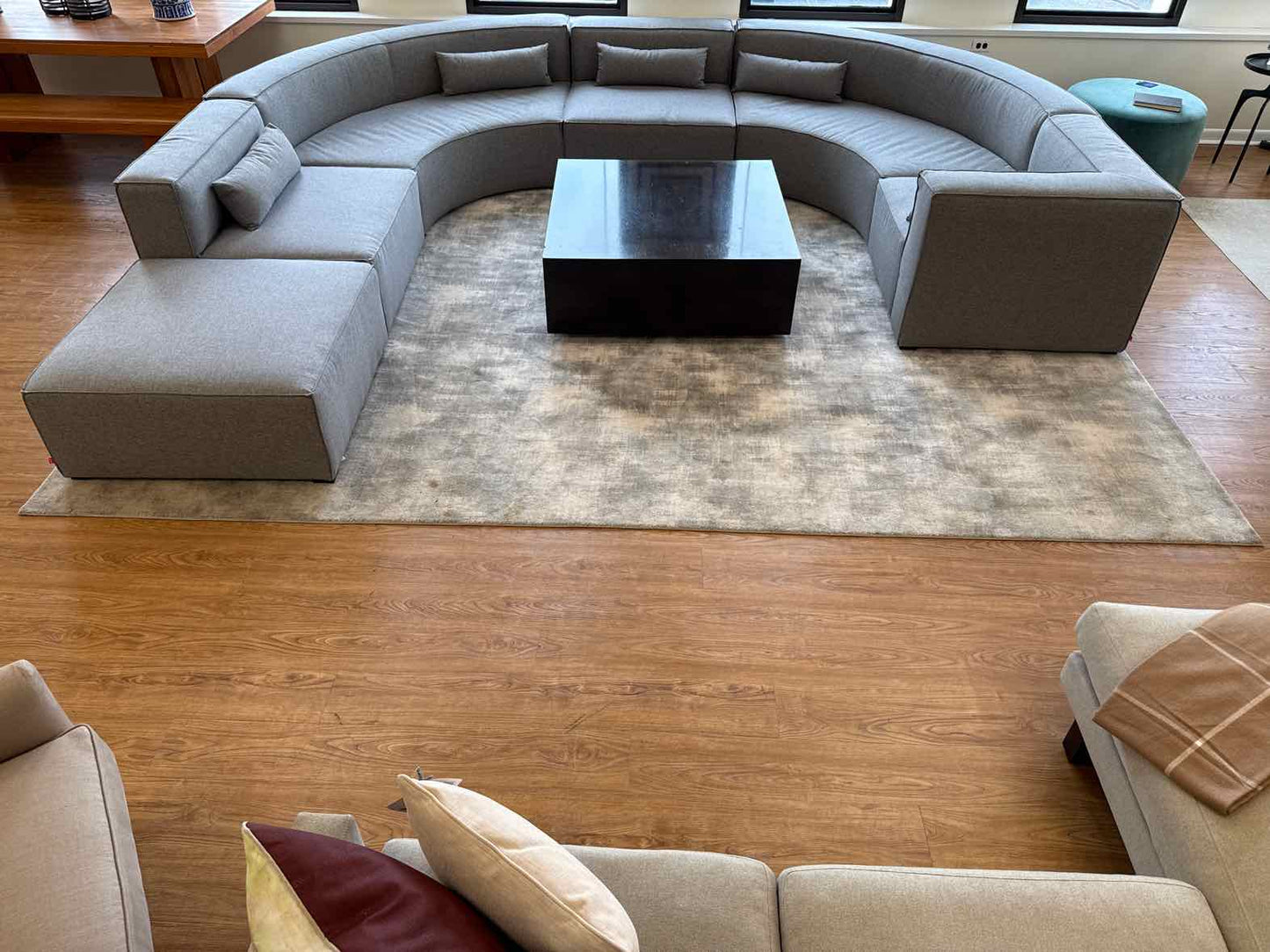 Gus Modular U-Shaped Gray Sectional