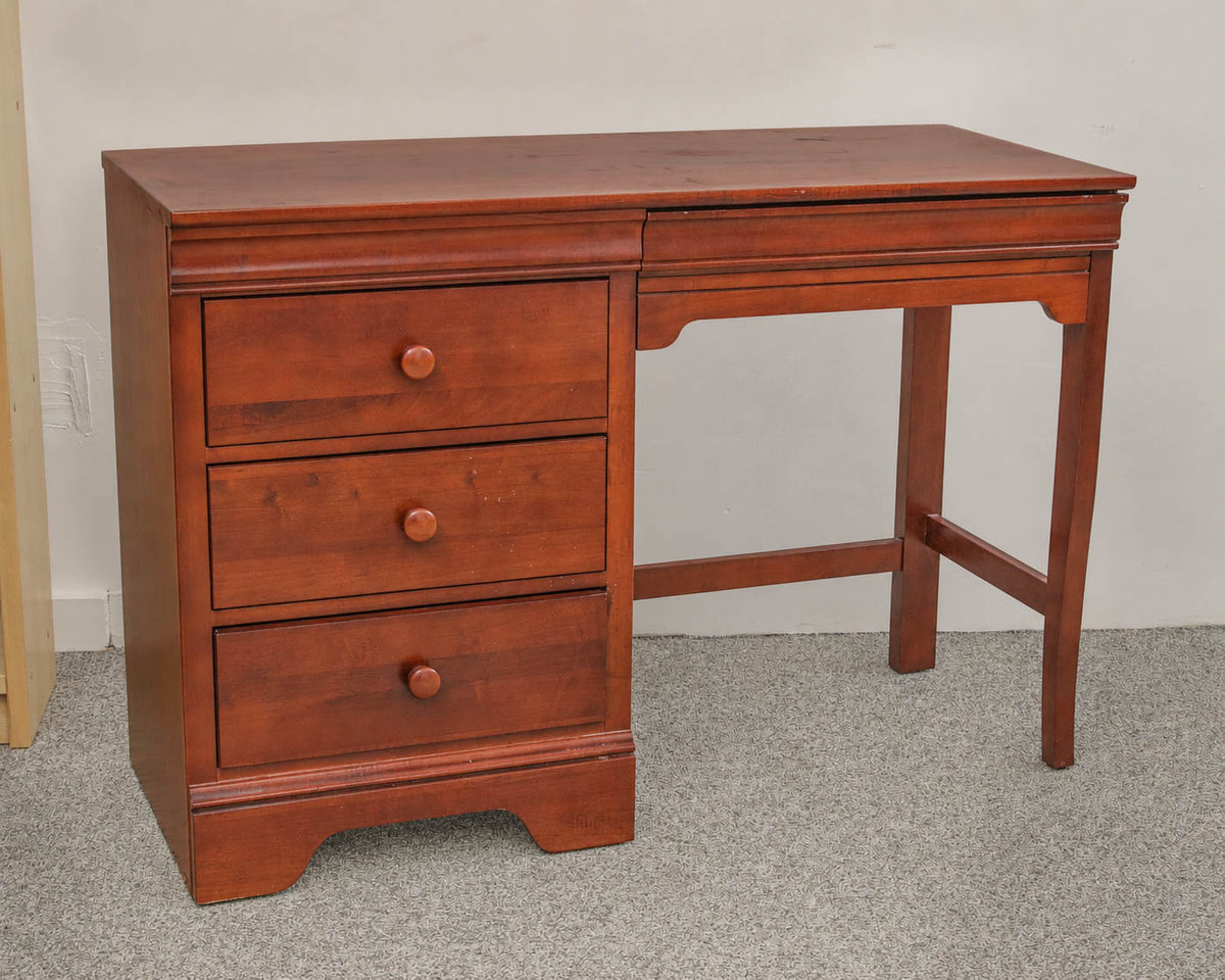 Stanley Young America Cherry Finish 3 Drawer Desk