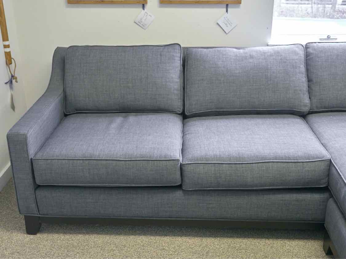 Jonathan Louis Grey Upholstered Small  Sectional with Chaise