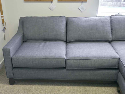 Jonathan Louis Grey Upholstered Small  Sectional with Chaise