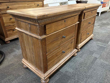 RH Pair of 'St. James' Nightstands in Antiqued Natural Finish