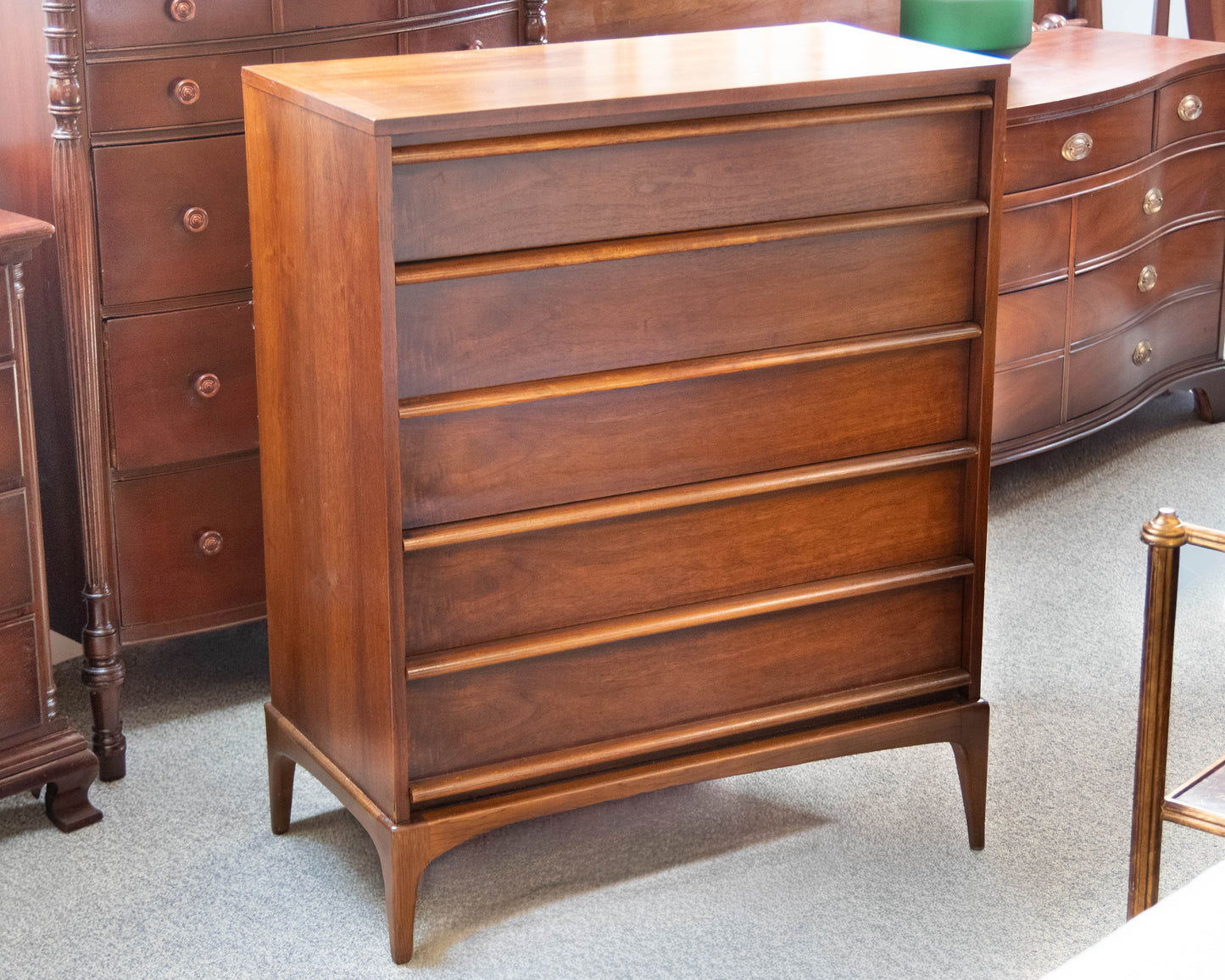Lane Attavista Rhythm Mid-Century Highboy Dresser