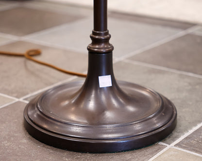 Swan Neck Floor Lamp w/ Cream Shade