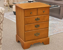 Ethan Allen Solid Rock Maple Four Drawer Nightstand