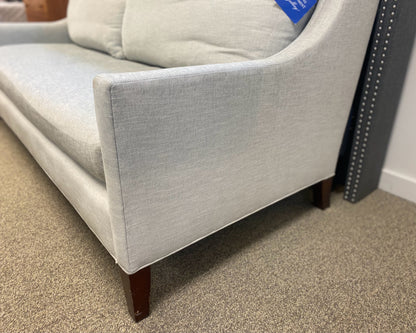 Crate & Barrel Slope Arm Sofa in Light Grey