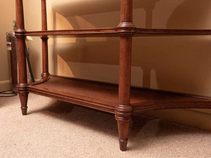 Ethan Allen 'Legacy Collection' 3 Tier Rattan  Entryway  Console