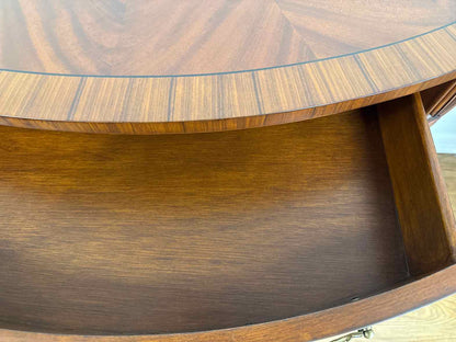 Ethan Allen Regency-Style Demi Lune Server