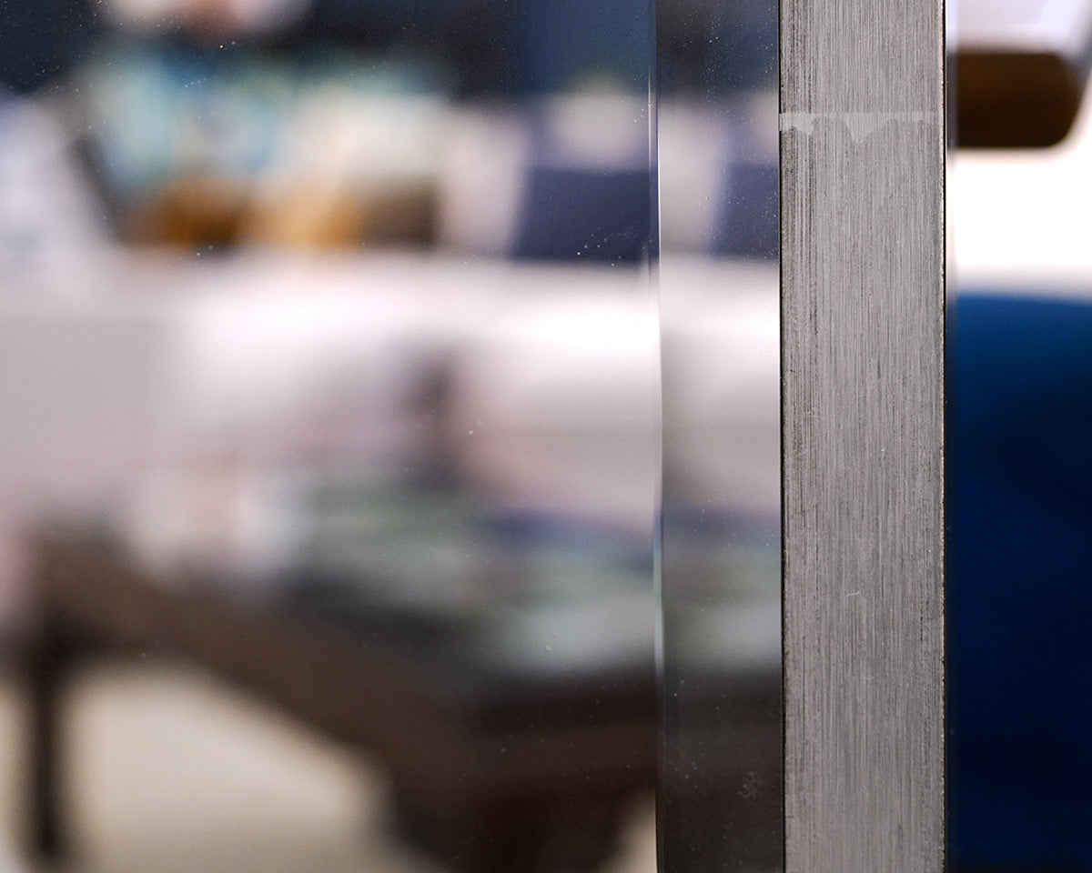 Silver Edged Mirror