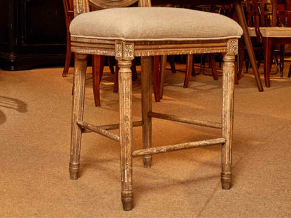 Rustic Driftwood Finish High Top Table &  6 Chair Set