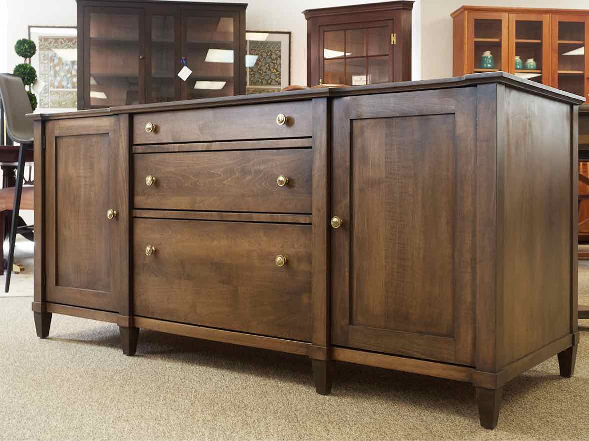 Gat Creek "Monaco" Credenza Cabinet in Classic Bean Finish